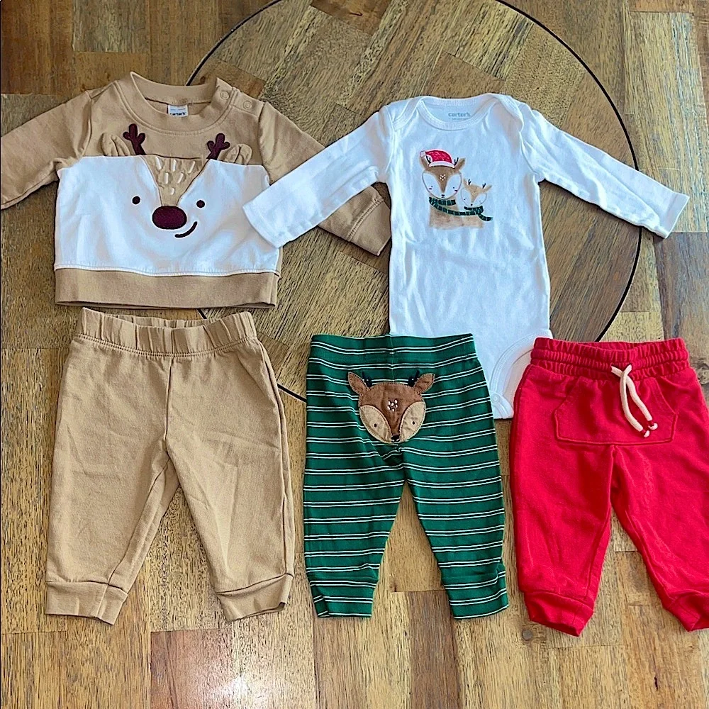 Carter's Festive Baby‎ Sets with Reindeer